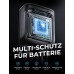 Rolgno Einziehbares Auto Ladegerät, [4 Port Schnellladegerät Auto] 72W Zigarettenanzünder USB C Adapter, PD30W & QC3.0 KFZ Ladegerät, 65CM Doppelkabel Car Charger, Ladekabel Auto für iPhone/Galaxy usw
