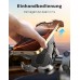 Rolgno Handyhalterung Fahrrad, [Schnell-Auslöse & 360° Drehbar] Handyhalterung Motorrad, Sicherer Schloss Handyhalter Fahrrad, Universaler Rahmen Bike Phone Holder für 4,7""-6,9"" Handys, Schwarz