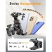 Rolgno Handyhalterung Fahrrad, [Neueste Vibrationsgedämpft] Handyhalterung Motorrad Rahmen, [Ohne Werkzeug] Handyhalter Motorrad mit Sicherheitsschloss, Kompatibel mit iPhone, 4,7-6,9"" Handys, Orange