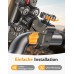Rolgno Handyhalterung Fahrrad, [Neueste Vibrationsgedämpft] Handyhalterung Motorrad Rahmen, [Ohne Werkzeug] Handyhalter Motorrad mit Sicherheitsschloss, Kompatibel mit iPhone, 4,7-6,9"" Handys, Orange