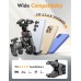 Rolgno Bike Phone Holder, [Vibration Damper & Tool-Free] Motorbike Phone Holder, [Silicone Cushion] Bike Phone Mount with Security Lock Compatible with iPhone, Galaxy and 4.7-6.9'' Smartphones