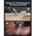 Rolgno Handstaubsauger Akku, [9000Pa & Schnellladestation] Handstaubsauger Kabellos mit LED-Lichter, 2 Waschbar HEPA-Filter, Nass & Trocken Auto Staubsauger Stark für Zuhause, Büro, Auto, Tierhaare