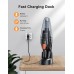Rolgno Handheld Vacuum Cleaner, Rechargeable 9KPA Powerful Suction Car Vacuum Cleaner Cordless with [Fast Charging Dock & LED Light], 2 HEPA Filters, Mini Dust Buster for Home/Carpet/Stairs/Pet Hair