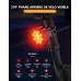 Rolgno Lumiere Velo Avant et Arriere Super Lumineux, Lampe Velo LED Alliage Aluminium Robustes, 8+7 Modes & Rechargeable USB Lumière Vélo, Éclairage Vélo Étanche IP65 pour Cyclisme Nocturne/Course/VTT