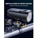 Rolgno Lumiere Velo Avant et Arriere Super Lumineux, Lampe Velo LED Alliage Aluminium Robustes, 8+7 Modes & Rechargeable USB Lumière Vélo, Éclairage Vélo Étanche IP65 pour Cyclisme Nocturne/Course/VTT