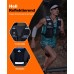 Rolgno Laufweste Damen Herren, Ultraleicht & Atmungsaktive Trinkrucksack, Laufweste Reflektierend, Trinkweste Laufen mit 6 Taschen und 2L Großes Trinkblasenfach für Jogging, Marathon, Radfahren