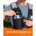 Rolgno Laufweste Damen Herren, Ultraleicht & Atmungsaktive Trinkrucksack, Laufweste Reflektierend, Trinkweste Laufen mit 6 Taschen und 2L Großes Trinkblasenfach für Jogging, Marathon, Radfahren