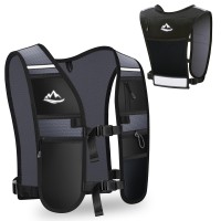 Rolgno Running Vest, [Lightweight & Reflective] Hydration Vest with 2L Large Compartment, Breathable Running Backpack for Women and Men, Running Water Vests for Cycling Marathon Trail Jogging Hiking