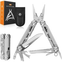 Rolgno Multitool, Geschenke für Männer, 14 in 1 Faltbares Edelstahl Multitool Werkzeug mit Zange, Messer, Säge, Schraubendreher, Multitools mit Nylontasche, Gadget für Camping, Reparatur, Wandern Rolgno Multitool, Geschenke für Männer, 14 in 1 Faltbares Edelstahl Multitool Werkzeug mit Zange, Messer, Säge, Schraubendreher, Multitools mit Nylontasche, Gadget für Camping, Reparatur, Wandern