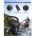 Rolgno Beintasche Motorrad, Bauchtasche Gürteltasche Herren Damen, [Erweiterter Stauraum] Oberschenkeltasche, Reflektierende Streifen & Verstellbarer Beinriemen Rucksäcke Taschen für Radfahren Wandern