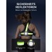 Rolgno Lauflicht, 500 Lumen Lauflampe Joggen mit Reflektoren, 7 Modi & 45° Verstellbarem Brustlampe, IPX4 Wasserdichte LED Jogging Licht für Nachtspaziergänge/Laufen/Wandern, 2-16 Stunden Akkulaufzeit [Energieklasse E]