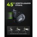 Rolgno Lauflicht, 500 Lumen Lauflampe Joggen mit Reflektoren, 7 Modi & 45° Verstellbarem Brustlampe, IPX4 Wasserdichte LED Jogging Licht für Nachtspaziergänge/Laufen/Wandern, 2-16 Stunden Akkulaufzeit [Energieklasse E]