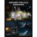 Rolgno Lauflicht, 500 Lumen Lauflampe Joggen mit Reflektoren, 7 Modi & 45° Verstellbarem Brustlampe, IPX4 Wasserdichte LED Jogging Licht für Nachtspaziergänge/Laufen/Wandern, 2-16 Stunden Akkulaufzeit [Energieklasse E]